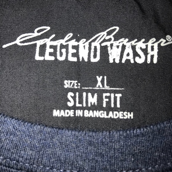 Eddie Bauer | Shirts | New Eddie Bauer Legend Wash Pocket T Xl Slim Fit ...